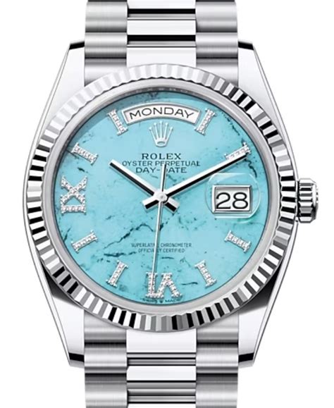 rolex day date 36 platinum weight